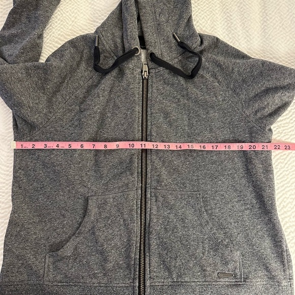 Donna Karan Charcoal Zip-Up Hoodie - Picture 5 of 16